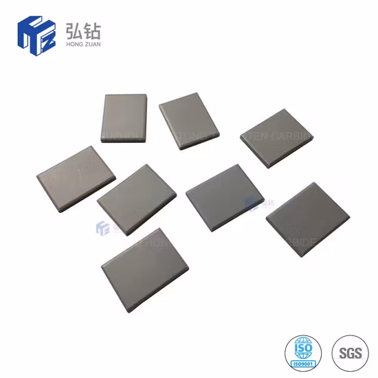 Cemented Carbide for Square Brazed Tips Blanks