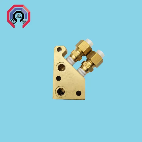 X268d658h01 Mitsubishi EDM Block with Pipe Fitting