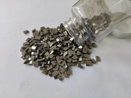 OEM/ODM Tungsten Cemented Carbide Saw Tips for Granite Marble Processing 