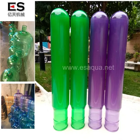 100% New 55mm 18.9L 19L 20 Liter 5 Gallon Water Pet Plastic Bottle Preform Manufacturers Price 
