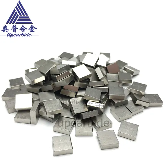 Yg6 12*12*4mm Wood Cutter Teeth Tungsten Cemented Carbide Saw Blade Tips 