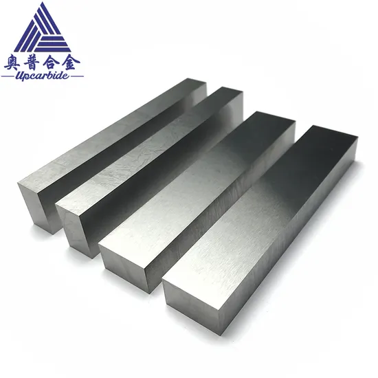 Polished Tungsten Carbide Bars Yg10X Cemented Carbide Strips Wear Resistant Strips with High Hardness Customized 