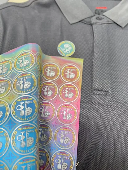 Special Effect Trims Custom Heat Trasnfer Printing Label Lenticular 3D Effect Sticker for Apparel Textiles Accessories 