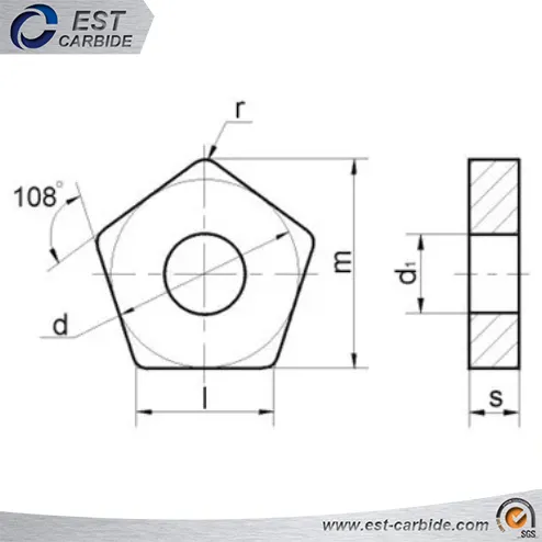 Pnum 110408 Blank for Cutting Steel Materials 